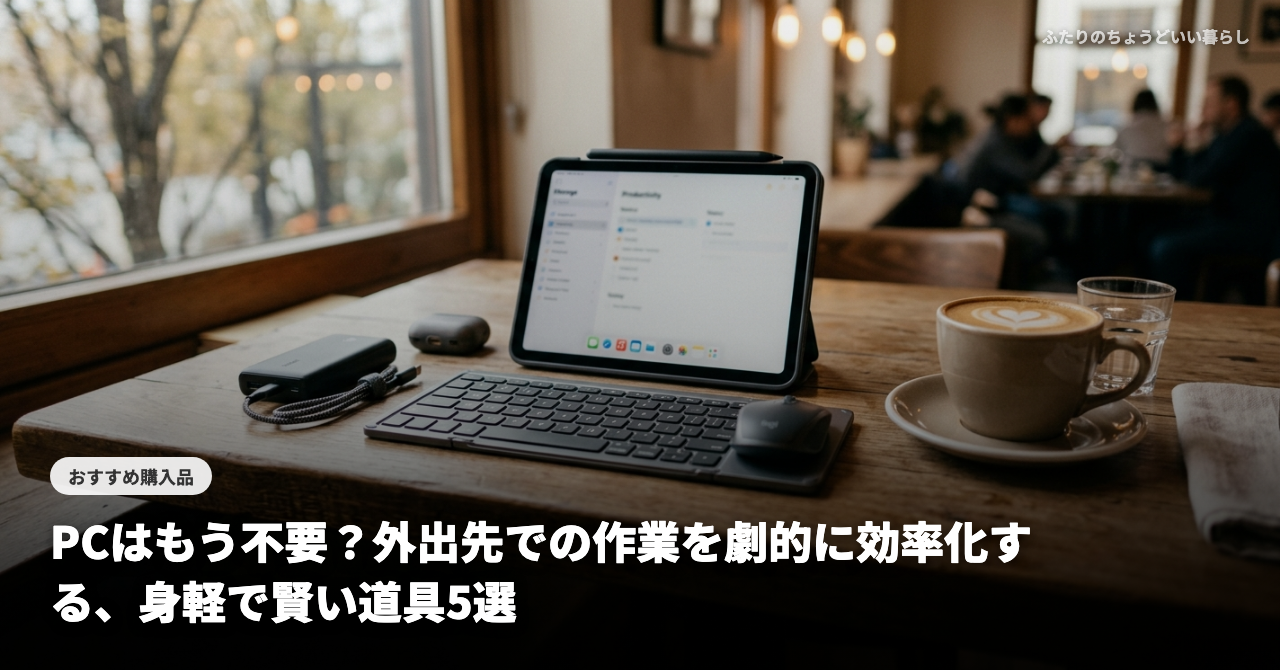【2026年最新】PCはもう不要？外出先での作業を劇的に効率化する、身軽で賢い道具5選